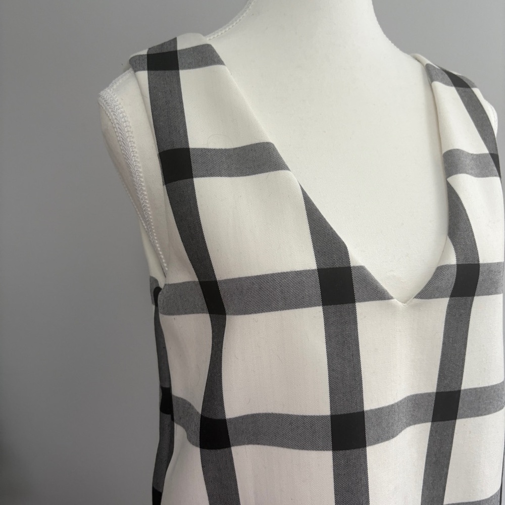 Stylestalker Black and White Plaid Dress